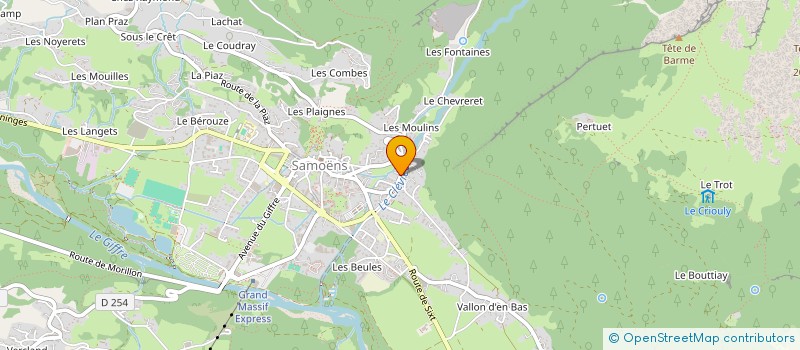 localisation de l'entreprise GYPAETE  SAMOENS