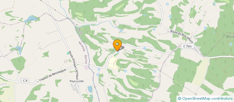 localisation de l'entreprise GYPAETE BARBU  ORDAN-LARROQUE