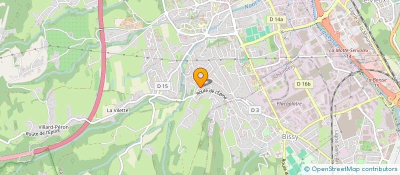 localisation de l'entreprise GYPAETE BARBU  LA MOTTE-SERVOLEX