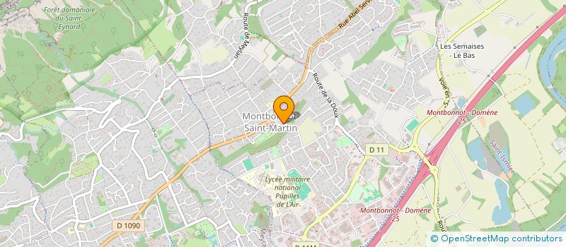 localisation de l'entreprise GYPAETE IMMOBILIER  MONTBONNOT-SAINT-MARTIN