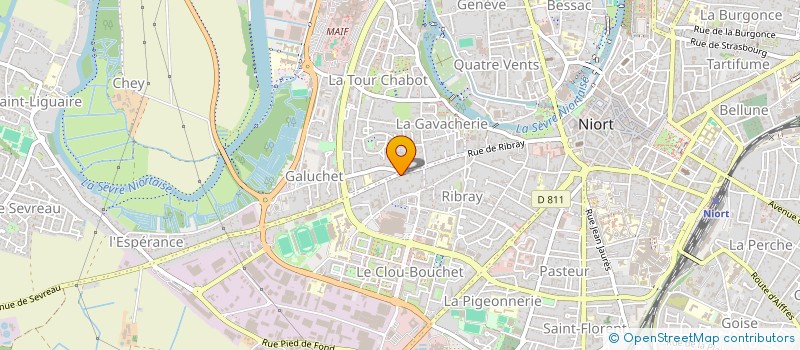 localisation de l'entreprise GYPAETUS LE NOVALLAY  NIORT