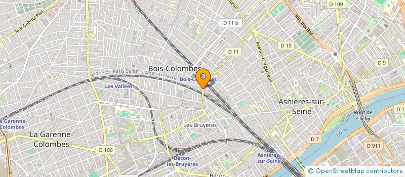 localisation de l'entreprise GYPSO à BOIS-COLOMBES