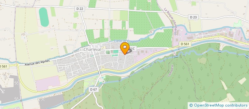 localisation de l'entreprise GYPSO  CHARLEVAL