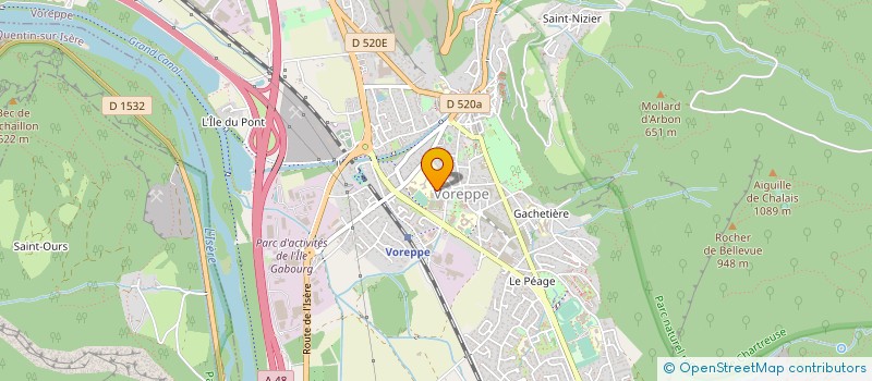 localisation de l'entreprise GYPSOS DE FILIPPIS à VOREPPE
