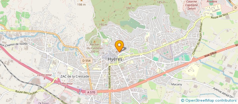 localisation de l'entreprise GYPSYINK à HYERES