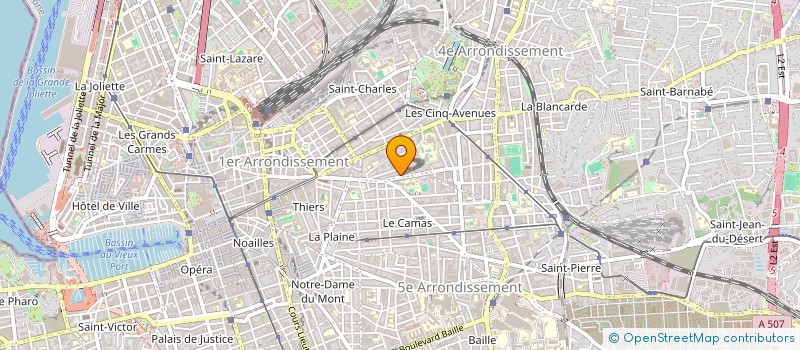 localisation de l'entreprise GYPTHOM à MARSEILLE