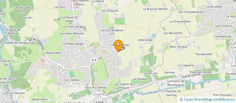 localisation de l'entreprise GYQ41 à FONDETTES