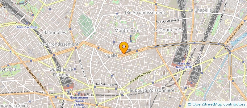 localisation de l'entreprise GYR  PARIS 18