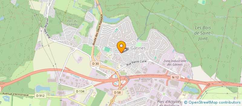 localisation de l'entreprise GYR-WAY à PLAISIR