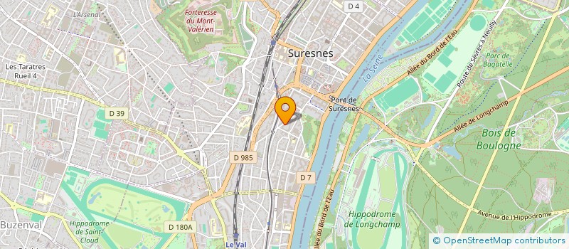 localisation de l'entreprise GYRAFF à SURESNES