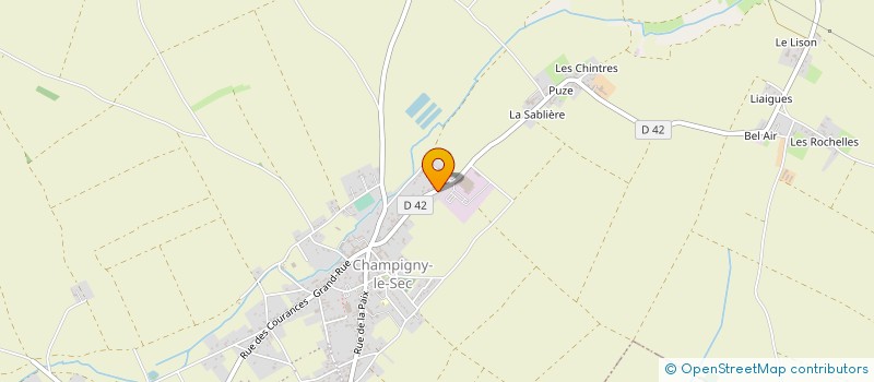 localisation de l'entreprise GYRAX  CHAMPIGNY EN ROCHEREAU