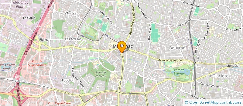 localisation de l'entreprise GYRM25  MERIGNAC