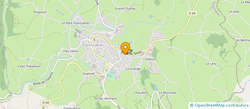 localisation de l'entreprise GYRO  PANISSIERES