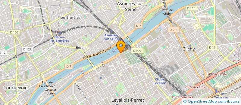 localisation de l'entreprise GYRO PRODUCTIONS à LEVALLOIS-PERRET