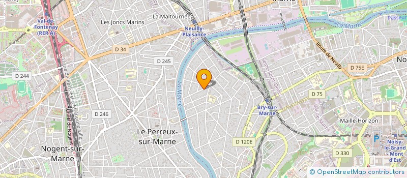 localisation de l'entreprise GYRO-SPOT  BRY-SUR-MARNE