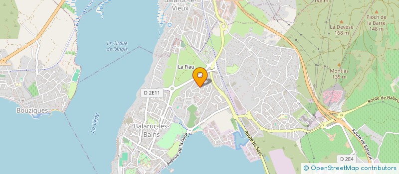 localisation de l'entreprise GYROBA'THAU  BALARUC-LES-BAINS