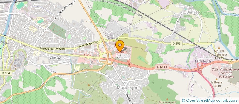 localisation de l'entreprise GYROCA  CARCASSONNE