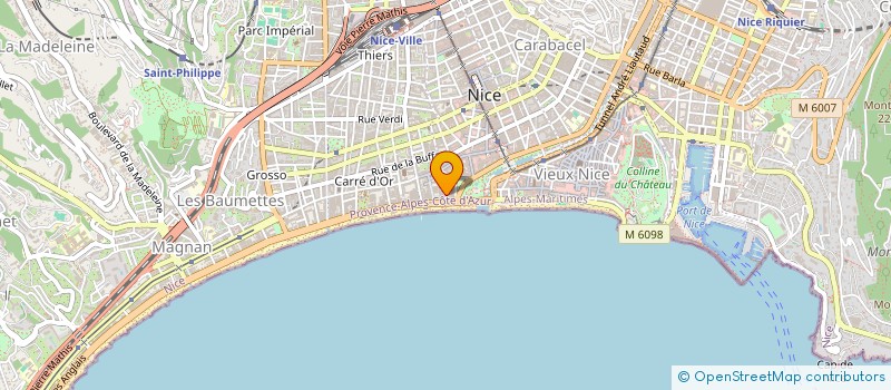 localisation de l'entreprise GYROCOM 06 à NICE