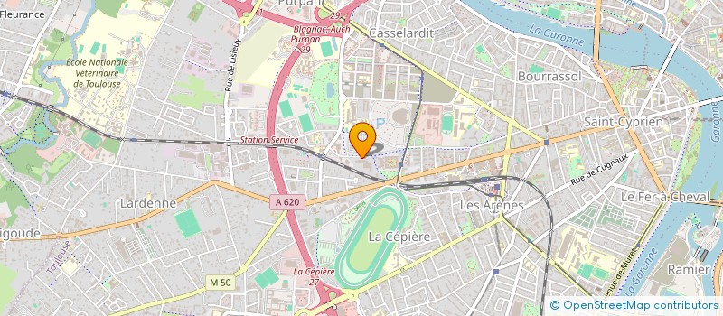 localisation de l'entreprise GYROMIDI à TOULOUSE