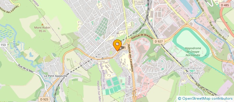 localisation de l'entreprise GYROS CITY à DIEPPE