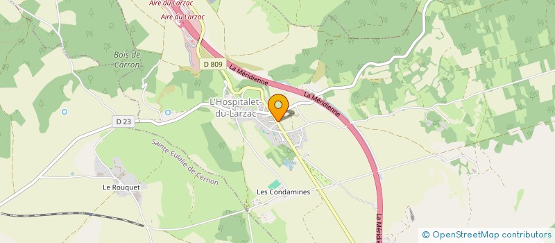 localisation de l'entreprise GYROSCOOP à LA CAVALERIE