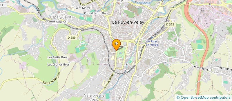 localisation de l'entreprise GYROSCOPS  LE PUY-EN-VELAY