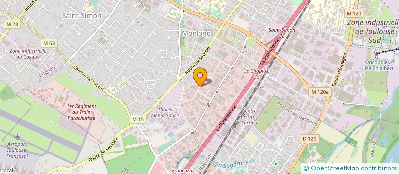 localisation de l'entreprise GYROSERVICE à TOULOUSE