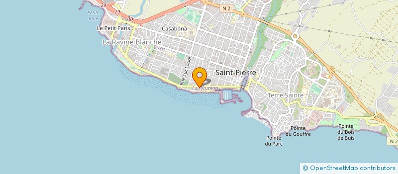 localisation de l'entreprise GYROTECH à SAINT-PIERRE