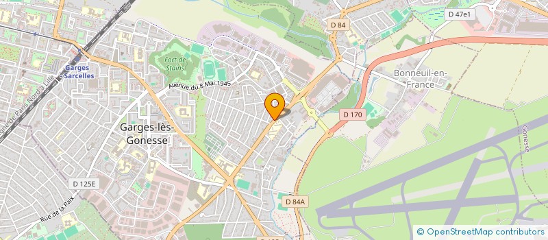localisation de l'entreprise GYSA à GARGES-LES-GONESSE