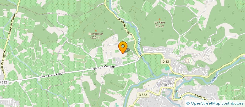 localisation de l'entreprise GYSE  CARCES