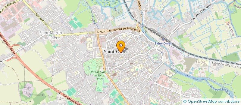 localisation de l'entreprise GYSELS  SAINT-OMER