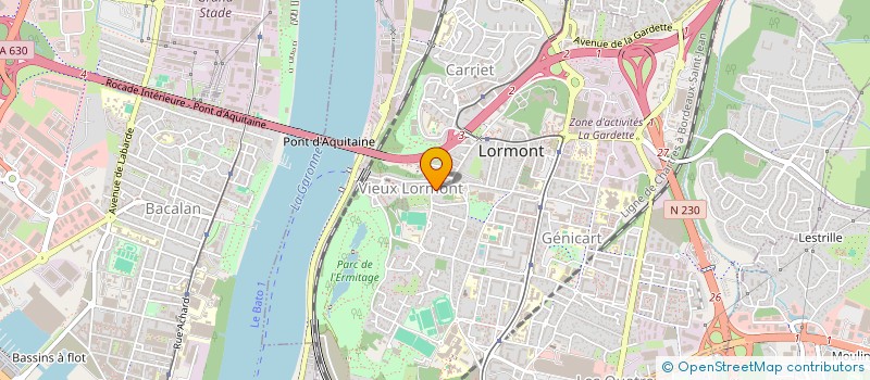 localisation de l'entreprise GYSIA  LORMONT