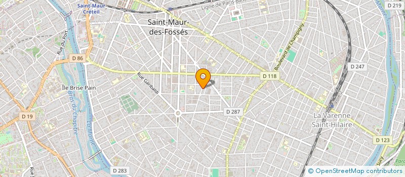 localisation de l'entreprise GYSMO CAPITAL à SAINT-MAUR-DES-FOSSES