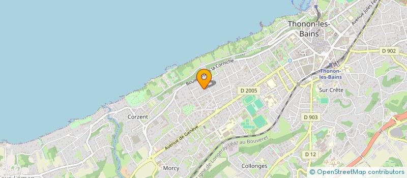 localisation de l'entreprise GYT à THONON-LES-BAINS