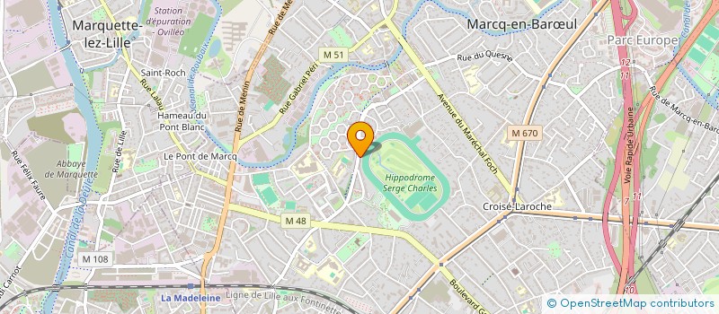 localisation de l'entreprise GZ à MARCQ-EN-BARŒUL