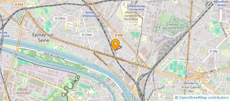 localisation de l'entreprise GZ BAT à EPINAY-SUR-SEINE