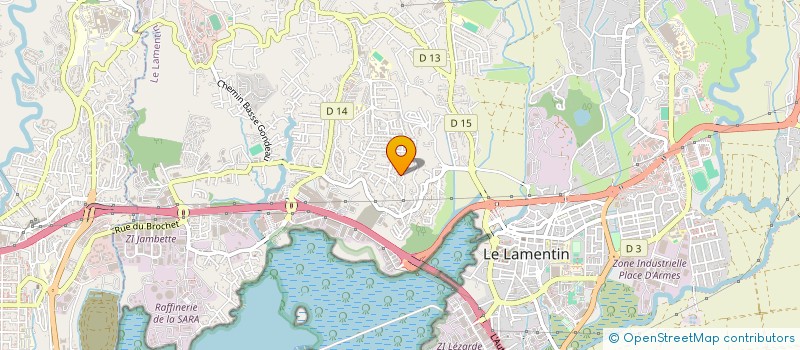 localisation de l'entreprise GZ DISTRIBUTION  LE LAMENTIN