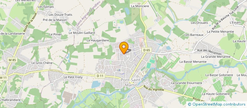 localisation de l'entreprise GZ IMMO  PONT-SAINT-MARTIN