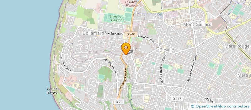 localisation de l'entreprise GZ MACONNERIE à LE HAVRE