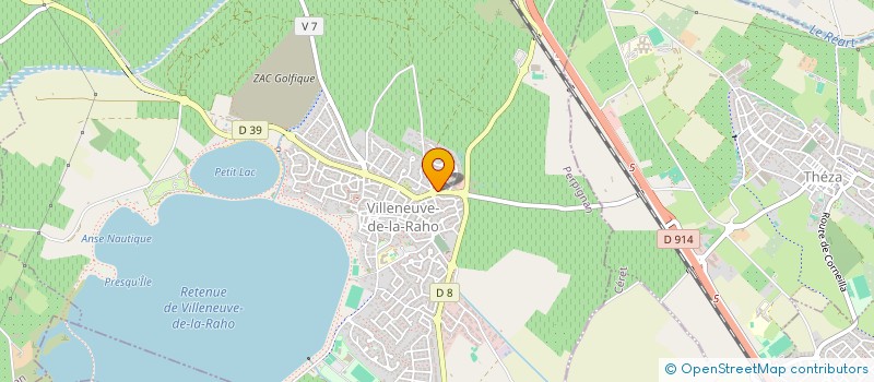 localisation de l'entreprise GZ SUNPROD  VILLENEUVE-DE-LA-RAHO