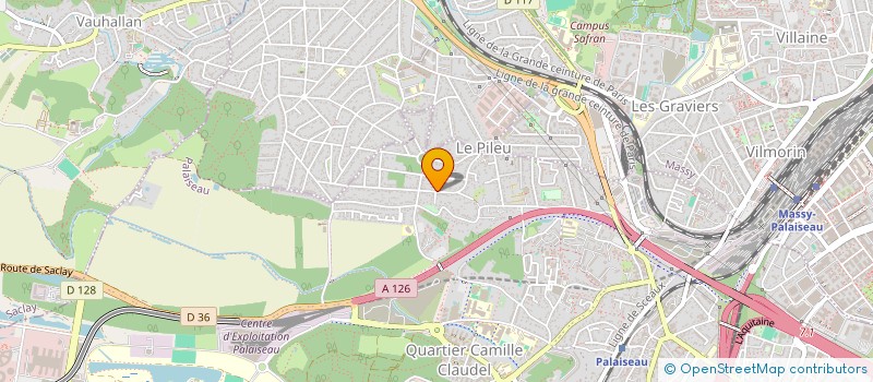 localisation de l'entreprise GZ-VTC  PALAISEAU