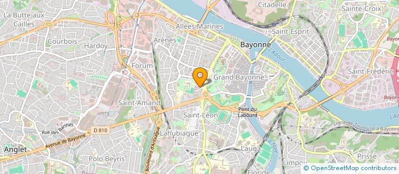 localisation de l'entreprise GZA CONSULTING  BAYONNE