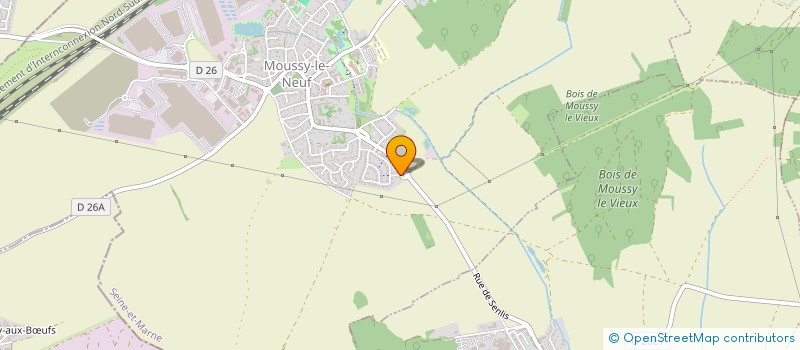 localisation de l'entreprise GZL IN THE AIR  MOUSSY-LE-NEUF