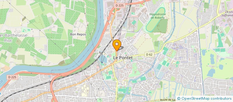 localisation de l'entreprise GZNAY MACONNERIE  LE PONTET