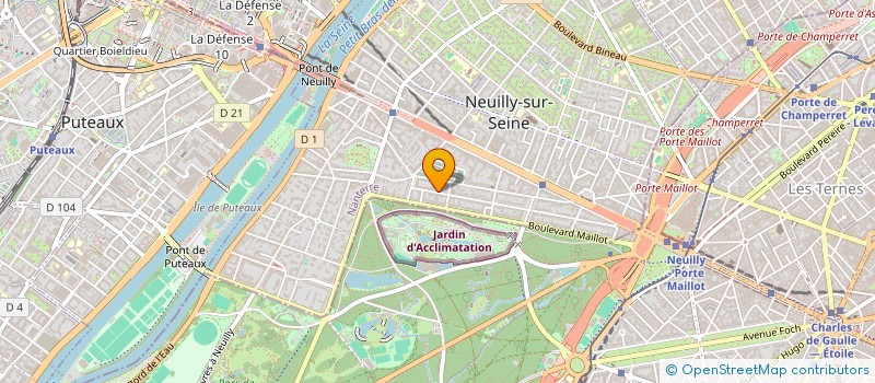 localisation de l'entreprise GZR INTERNATIONAL à NEUILLY-SUR-SEINE