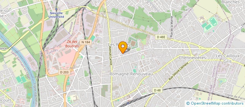 localisation de l'entreprise H 126 à ORLEANS