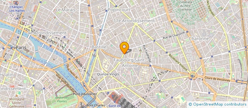 localisation de l'entreprise H 2 0  PARIS