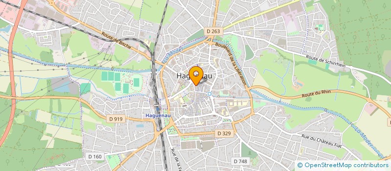 localisation de l'entreprise H 2 0 à HAGUENAU