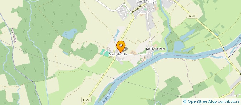 localisation de l'entreprise H 2 A  LES MAILLYS