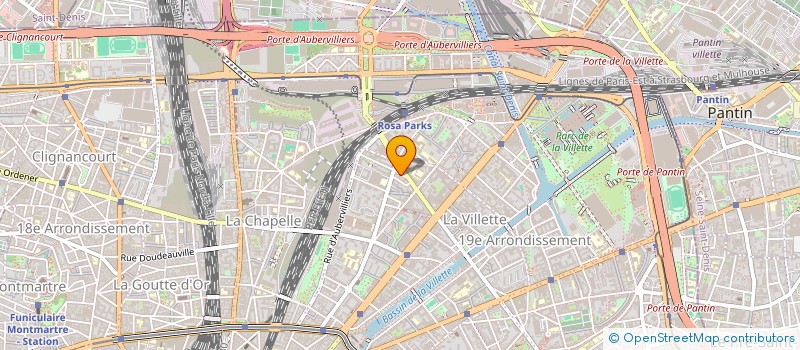 localisation de l'entreprise H 2 B  PARIS